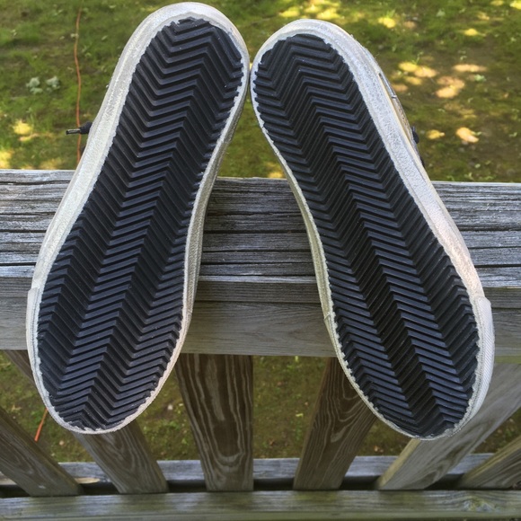 Golden Goose Slide Gun Metal/Shimmer sz 37 NIB - Picture 10 of 10